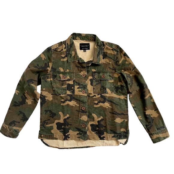 Sanctuary Utility Camo‎ Button Down Shirt/Jacket Size Medium - Picture 1 of 8